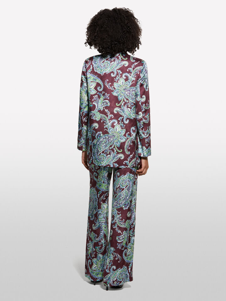 Μπλέιζερ ανοιχτό με σχέδια paisley - μπλέιζερ γυναικεία - Πολύχρωμο | Sisley image number 2